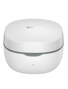Baseus Encok WM01 TWS trådlösa in-ear Bluetooth 5.3 hörlurar vit uppgraderad version (NGTW240002)