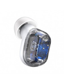 Baseus Encok WM01 TWS trådlösa in-ear Bluetooth 5.3 hörlurar vit uppgraderad version (NGTW240002)
