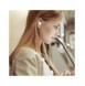 Baseus Encok WM01 TWS trådlösa in-ear Bluetooth 5.3 hörlurar vit uppgraderad version (NGTW240002)
