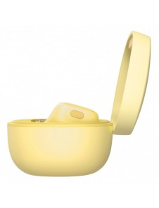 Baseus Encok WM01 TWS trådlösa in-ear Bluetooth 5.3 hörlurar Gul uppgraderad version (NGTW240011)