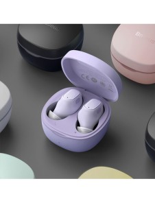 Baseus Encok WM01 TWS trådlösa in-ear Bluetooth 5.3 hörlurar Gul uppgraderad version (NGTW240011)