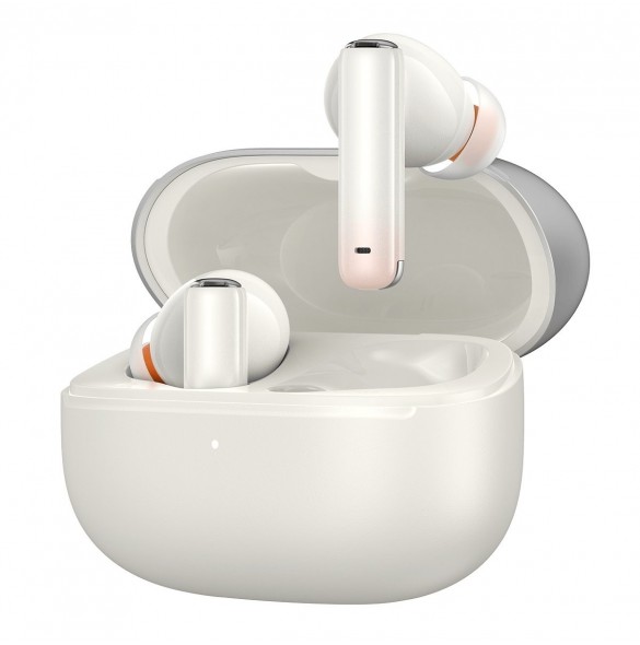 Baseus Storm 1 trådlösa bluetooth 5.2 TWS in-ear-hörlurar med ANC / ENC vit (NGTW140202)