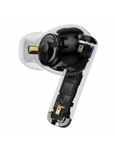 Baseus Storm 1 trådlösa bluetooth 5.2 TWS in-ear-hörlurar med ANC / ENC vit (NGTW140202)