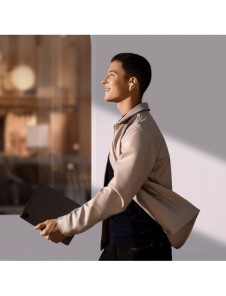 Baseus Storm 1 trådlösa bluetooth 5.2 TWS in-ear-hörlurar med ANC / ENC vit (NGTW140202)