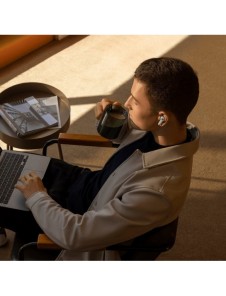 Baseus Storm 1 trådlösa bluetooth 5.2 TWS in-ear-hörlurar med ANC / ENC vit (NGTW140202)