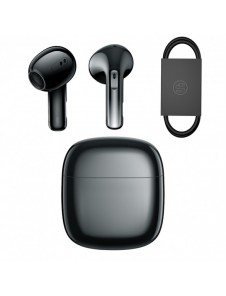 Baseus Storm 3 trådlösa bluetooth 5.2 TWS hörlurar med ANC svart (NGTW140101)