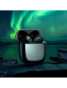 Baseus Storm 3 trådlösa bluetooth 5.2 TWS hörlurar med ANC svart (NGTW140101)