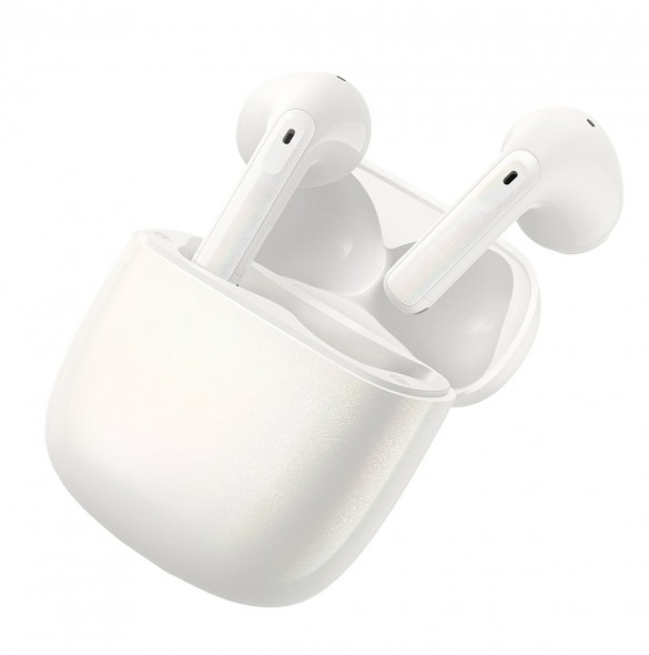 Baseus Storm 3 trådlösa bluetooth 5.2 TWS hörlurar med ANC vit (NGTW140102)