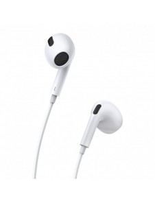 Baseus Encok H17 3,5 mm minijack trådbundna hörlurar vita (NGCR020002)