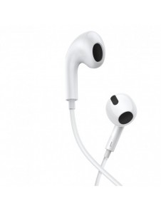 Baseus Encok H17 3,5 mm minijack trådbundna hörlurar vita (NGCR020002)