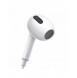 Baseus Encok H17 3,5 mm minijack trådbundna hörlurar vita (NGCR020002)