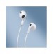 Baseus Encok H17 3,5 mm minijack trådbundna hörlurar vita (NGCR020002)