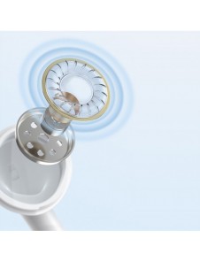 Baseus Encok H17 3,5 mm minijack trådbundna hörlurar vita (NGCR020002)