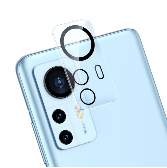 Baseus Xiaomi 12 Pro Camera Film 0,3 mm Transparent (2st) + rengöringskit (SGQK000402)