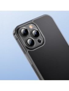 Baseus frostat glasfodral skal för iPhone 13 Pro hårt skal med gelram svart (ARWS001001)