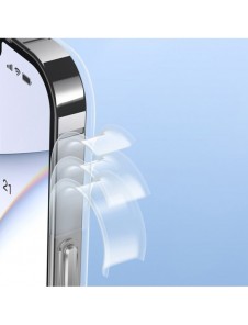 Baseus frostat glasfodral skal för iPhone 13 Pro hårt skal med gelram svart (ARWS001001)