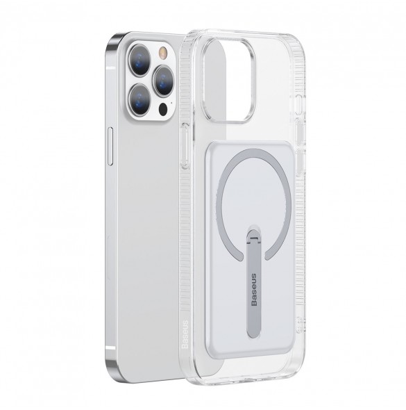 Baseus magnetiska telefonfodral iPhone 13 Pro (6,1" 2021) transparent