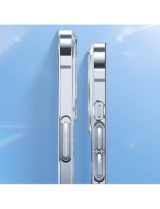 Baseus Crystal Case Magnetic Case för iPhone 13 Pro Max + Transparent skärmglas (MagSafe-kompatibelt) (ARJT000202)
