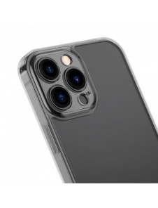 Baseus frostat glasfodral skal för iPhone 13 Pro Max hårt skal med gelram svart (ARWS001101)