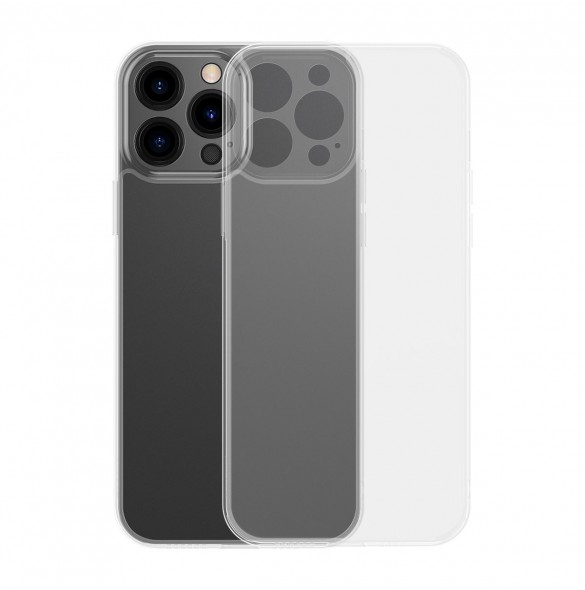 Baseus frostat glasfodral skal för iPhone 13 Pro Max hårt skal med gelram transparent (ARWS000802)
