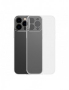 Baseus frostat glasfodral skal för iPhone 13 Pro Max hårt skal med gelram transparent (ARWS000802)