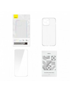 Baseus Corning Fodral till iPhone 14 Pro Max pansarskal + genomskinligt glas