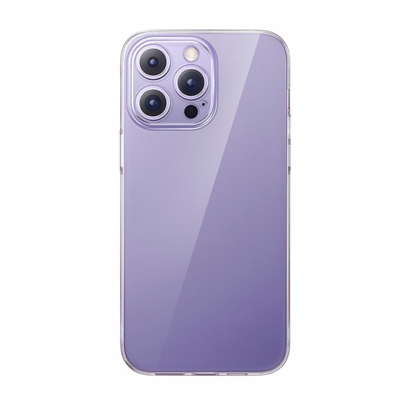 Baseus Crystal Case för iPhone 14 Pro Max tunt skal + transparent glas