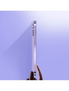 Baseus Crystal Case för iPhone 14 Pro Max tunt skal + transparent glas