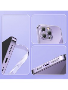 Baseus Crystal Case för iPhone 14 Pro Max tunt skal + transparent glas