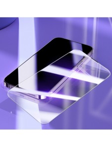 Baseus helskärmshärdat glas för iPhone 14 Pro Max med högtalarskydd 0,3 mm + monteringsram