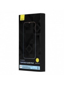Baseus helskärmshärdat glas för iPhone 14 Pro Max med högtalarskydd 0,4 mm + monteringssats