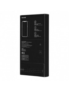 Baseus helskärmshärdat glas för iPhone 14 Pro Max med högtalarskydd 0,4 mm + monteringssats