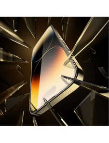 Baseus helskärmshärdat glas för iPhone 14 Pro Max med högtalarskydd 0,4 mm + monteringssats
