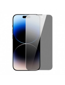Baseus Privacy Härdat glas för iPhone 14 Pro Max Helskärm 0,3 mm Sekretessfilter Anti Spy + Monteringsram