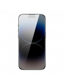 Baseus Privacy Härdat glas för iPhone 14 Pro Max Helskärm 0,3 mm Sekretessfilter Anti Spy + Monteringsram