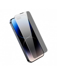 Baseus Privacy Härdat glas för iPhone 14 Pro Max Helskärm 0,3 mm Sekretessfilter Anti Spy + Monteringsram
