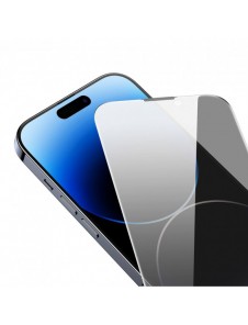 Baseus Privacy Härdat glas för iPhone 14 Pro Max Helskärm 0,3 mm Sekretessfilter Anti Spy + Monteringsram