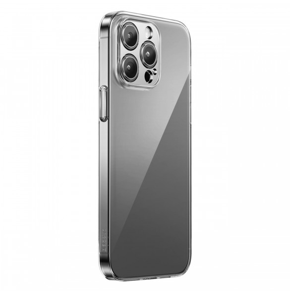 Baseus Crystal Case för iPhone 14 Pro tunt skal + transparent glas