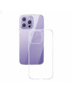 Baseus Crystal Case för iPhone 14 Pro tunt skal + transparent glas