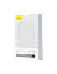Baseus Crystal Case för iPhone 14 Pro tunt skal + transparent glas