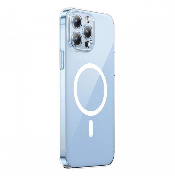 Baseus Crystal Magnetic Case för iPhone 14 Pro tunt MagSafe skal + transparent glas