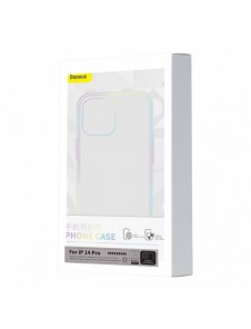 Baseus Crystal Magnetic Case för iPhone 14 Pro tunt MagSafe skal + transparent glas