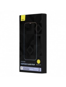 Baseus helskärmshärdat glas för iPhone 14 Pro med högtalarskydd 0,4 mm + monteringssats