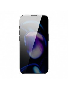 Baseus Privacy Härdat glas för iPhone 14 Pro Helskärm 0,3 mm Sekretessfilter Anti Spy + Monteringsram