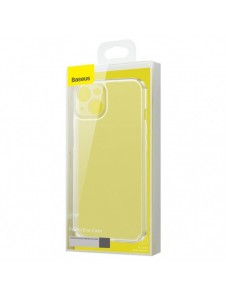 Baseus Frosted Glass Case skal för iPhone 13 hårt skal med en gelram svart (ARWS000901)