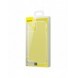 Baseus Frosted Glass Case skal för iPhone 13 hårt skal med en gelram svart (ARWS000901)