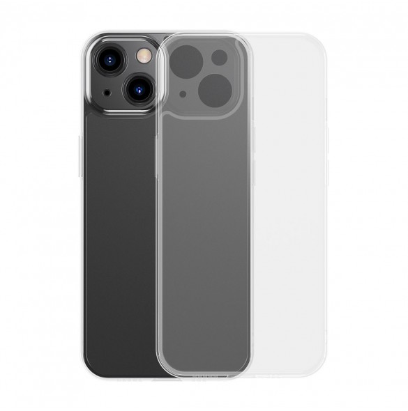 Baseus frostat glasfodral för iPhone 13 hårt fodral med gelram transparent (ARWS000602)