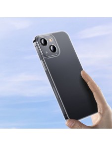 Baseus frostat glasfodral för iPhone 13 hårt fodral med gelram transparent (ARWS000602)