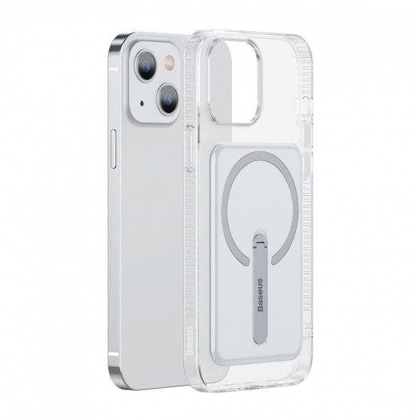 Baseus magnetiska telefonfodral iPhone 13 (6,1" 2021) transparent