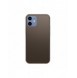 Baseus frostat glasfodral Stelt fodral med flexibel ram iPhone 12 mini Svart (WIAPIPH54N-WS01)